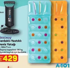 BESTWAY BARDAKLI YASTIKLI DENİZ YATAĞI 188X71 CM fiyat ve kampanya bilgisi